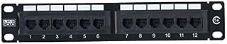 kenable Mini Fixed Cantilever Shelf 1U 150mm Deep Black for 10 inch Data Cabinet Rack [10 inch SOHO Shelf]
