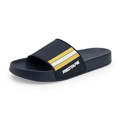Image of Red Tape Men's Sliders- Comfortable Slippers Featuring Firm Grip, Slip-Resistance, Shock Absorption & Better Traction
