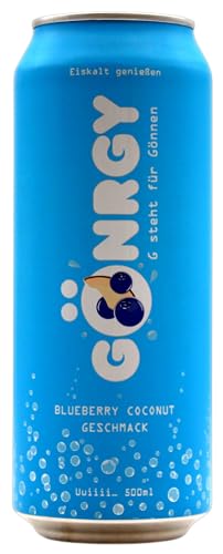 Gönrgy Blueberry Coconut Energy-Drink, 24er (24 x 0.5 l) EINWEG