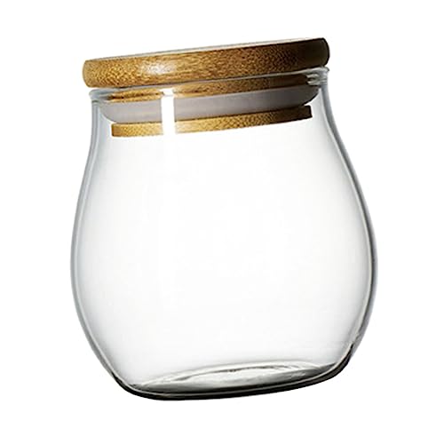 Hemobllo Lata De Té Transparente Bote De Té Contenedor De Almacenamiento De Alimentos Hogar La Cocina Obsequio