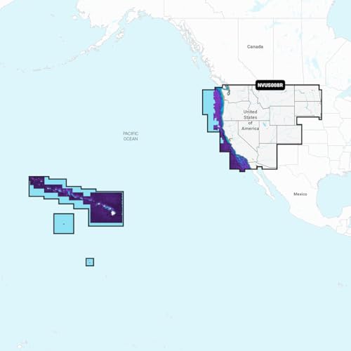 Évitez les Écueils avec Garmin U.S. West Navionics Vision+ NVUS008R