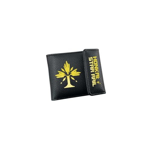 1pc Honkai: Portafoglio periferico Star Rail Gioco periferica Stampa PU Stile 2 Taglia unica Anime corto pelle