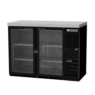 Beverage Air BB48HC-1-G-S-27 Two-Section Refrigerated Back Bar Storage Cabinet
