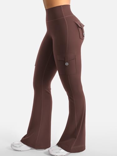 Image of YEOREO CoreFlex Women Workout Flare Leggings