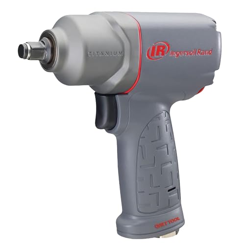 Ingersoll-Rand Druckluft Schlagschrauber 2125QTiMAX, mit 450 Nm Drehmoment und patentierter Einhandbedienung, besonders geräuscharm und leistungsstark mit 7 Flügelmotor