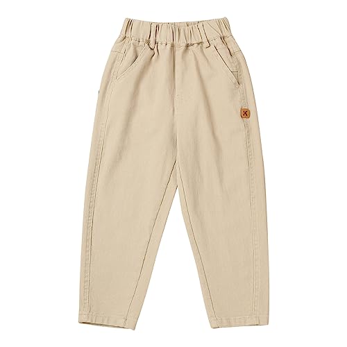 Toddler Boys Stretch Skinny Chino Pants Pull On Trousers School Uniform3