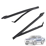 Getfarway 2PCS Roof Drip Moulding Weatherstrips Compatible with Nissan Frontier Navara D22 1997-2004 Replace 76843-2TG0A 76842-2TG0A,Front Left & Right Rubber Weatherstrip Trim Kit