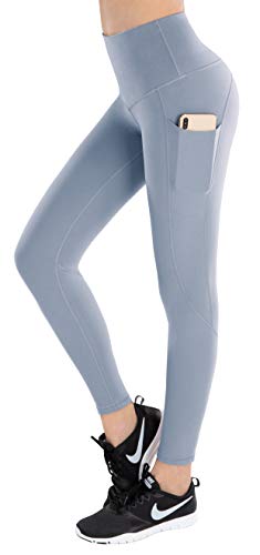 Calça legging feminina de ioga com cintura alta para treino, controle de barriga, calça macia LifeSk