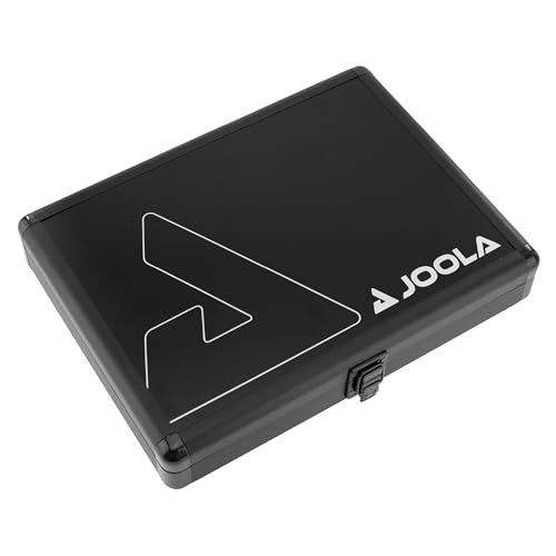 Funda para raqueta de ping pong JOOLA acolchada que almacena tres pelotas con cierre reforzado