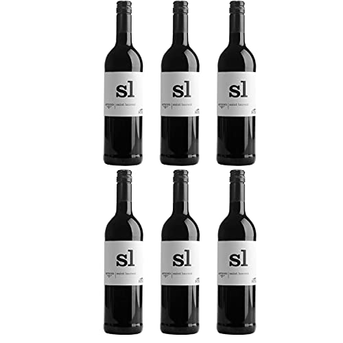 Thomas Hensel Aufwind Saint Laurent Rotwein Wein trocken Pfalz Deutschland I Visando Paket (6 Flaschen)