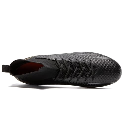 Men's Soccer Cleats Football Cleats for Unisex-Adult High-Top Spikes Shoes for Youth Lightweight Professional Training Turf Outdoor Athletic Sneaker3