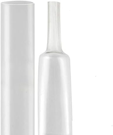 XHF 1 inch (25mm) 3:1 Waterproof Clear Heat Shrink Tubing Marine Grade Wire Cable Adhesive Lined Tube Insulation Seal Against Moisture Corrosion and Air Leakage, 4 Ft
