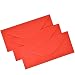 100 Red Envelopes #10 Holiday Christmas Envelope Invitations Standard Flap Glue Seal Closure for Wedding Birthday Card Stationary Office Business Letter Notes Mailing Supplies by Gift Boutique