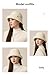 Women’s Wool Felt Bucket Hat – Chic Rolled Brim Cloche Hat with Adjustable Fit, Warm Wool Blend for Autumn Winter Fashion (Camel)