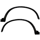 KONKENIE Pair Front Wheel Fender Flares for Honda CRV 2012-2016 Left&Right Side Front Wheel Arch Molding Trims 2PCS Fender Trim Set 74115T0AA02 74165T0AA02 Black,Direct Replacement (Front Pair)