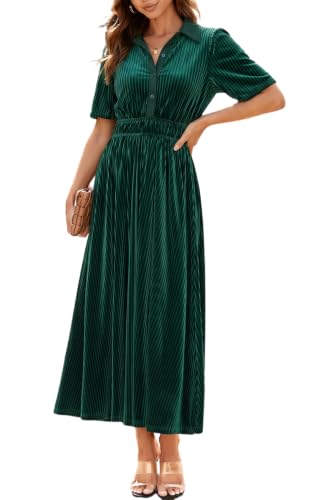 Image of Sissyaki Velvet Maxi Dress Fall Wedding Guest Dress 2026 | Semi Formal to Formal Events, Family Pictures, Holiday Party Dinner Dress