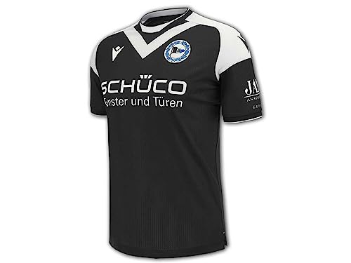 Maillot Arminia Bielefeld Macron 2024 pour homme en tissu respirant bleu