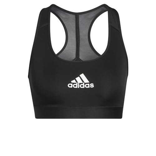 adidas Powerreact Training Medium-Support Reggiseno Sportivo, Black, XS Donna