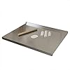 Werkblad Saver RVS werkblad beschermer Snijplank Aanpasbare ZHAOFENGMING (Kleur: Zilver, Maat: D600×800mm×1.5mm)