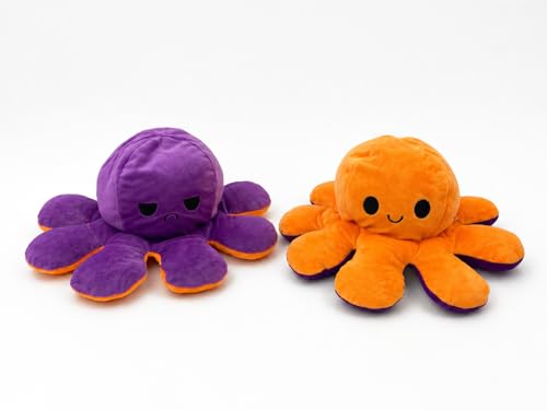 Generisch Peluche Oktopus Reversibile 17x12 cm – Plüschtier Oktopus con