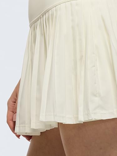 Image of CAVA Plie Pleated Skort for Women | High-Waist Athletic Skort with Built-in Shorts & Pockets | Sweat-Wicking Activewear