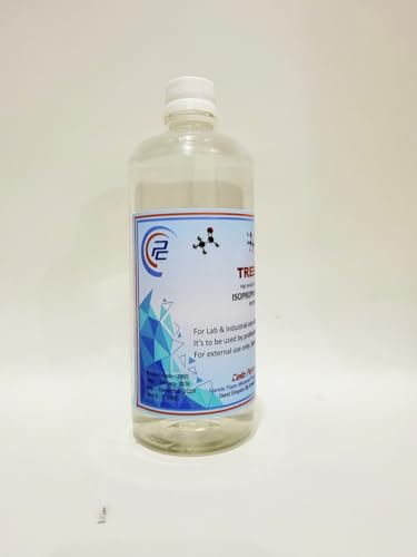 Image of IPA Iso-Propyl Alcohol 99.9% [(CH3)2-CH-OH] CAS: 67-63-0 Pack of 4000 ML | Pack of 8 | (500 ML X 8 = 4000 ML)