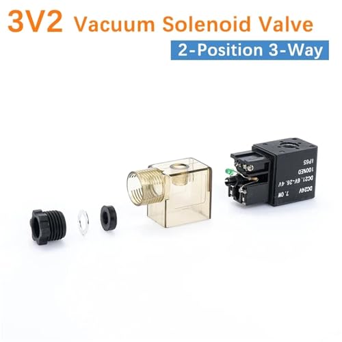 Válvula solenoide de vacío 3V2-06-NC de 12V, componente de inversión para presión negativa 4