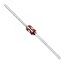 Honeywell 135-105QAG-J01 Thermistor; NTC; Glass; Res 1 Megohms @ 25DegC; Tol 10%; Axial; 300 DegC Max.