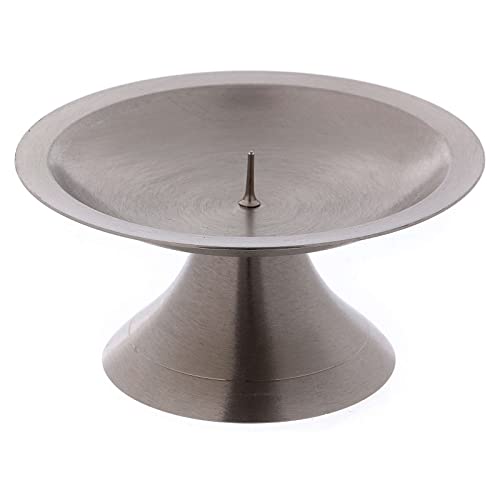 Holyart Assiette pour Bougie Base Circulaire Pique Centrale 11 cm