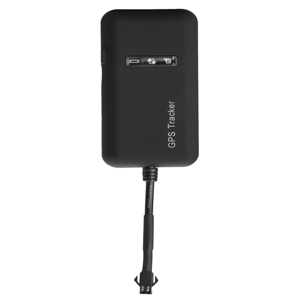 Littimoon 1Set GT02A 12V-36V Real-Time GPS/GSM/GPRS SMS Car GPS Tracker Real-Time Positioning Supports Maps Link Plastic Black