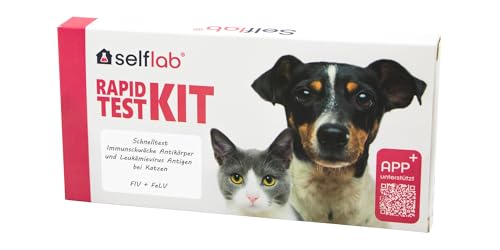 selflab - selflab Test rapide d'immunodéficience des anticorps et du virus de la leucémie chez les chats (sida et leucémie)