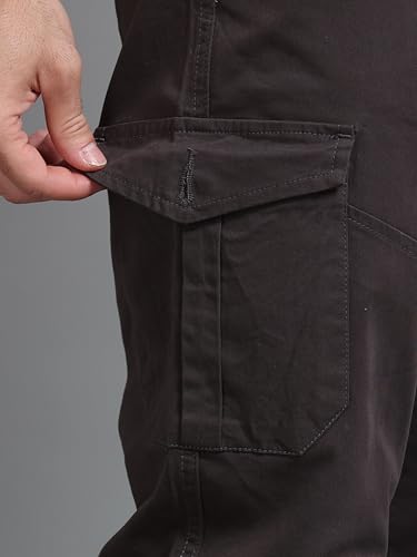 Image of U.S. Pitchers Mens Twill Laffer Cargo Joggers I 6 Pocket Utility Pants I Stylish Comfort Fit I 12 Colors I Sizes 30 to 38