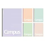 コクヨ ノート キャンパスノート B5 ドットB罫 限定 ミネラルカラー 5色パック ノ-3CBTN-L37X5