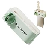 Soporte para Cuchillos Montado en la Pared - Organizador Autoadhesivo para Utensilios con Afilador Incorporado | Organizador De Cuchillos De Montaje En Pared | para la Puerta del Armario y el
