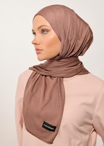 HoM Turkish Hijabs, 100% Natural Fabric Premium Jersey Soft, Breathable Shawls with Mercerised Shine2
