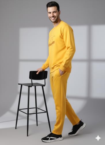 Image of Mack Jonney Graphic Print Track Suit for men | Co-ord Set | Warm Fleece Tracksuit Set | Full Sleeve Sweatshirt