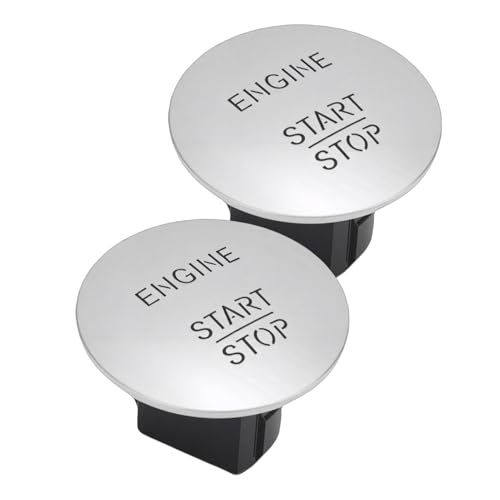 Haofy Keyless Go Push Start Button 2PCS for Vehicles with Premium ABS and SUS Materials Easy Installation Efficient Ignition for Car Upgrades, DIY Projects, Daily Commutes