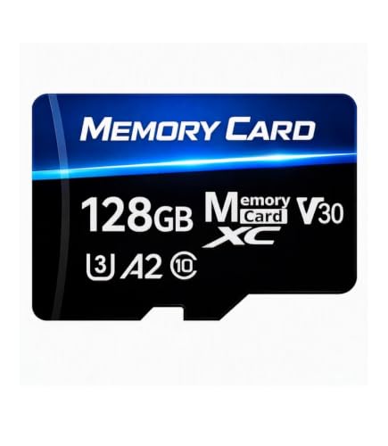 128GB MicroSD Memory Card, High Speed U3 for SmartPhones, Games, Camera C10