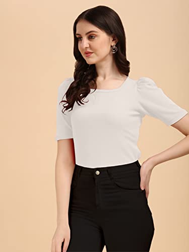 Image of Wedani Women's Solid Regular Fit Blouse