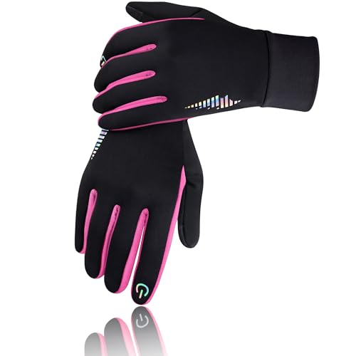 Image of SIMARI Kids Winter Gloves Touchscreen Water-Resistant Warm Thermal for Boy Girl Toddler Cycling Running Ski Snow Cold Weather