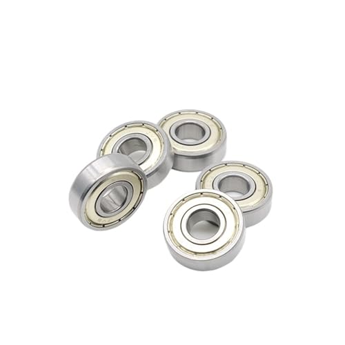 Roulement 6000ZZ 10X26X8mm de haute précision en acier rigide pour usinage et modélisme x5