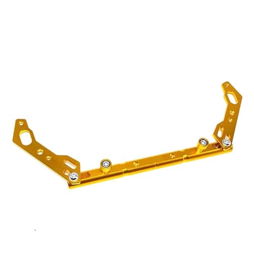 Support téléphone portable KYMCO X-TOWN barre transversale jaune pour fixer votre GPS