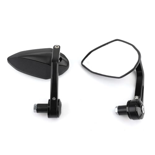 Espejos retrovisores para manillar de moto sportbike azul compatibles con Ducati 22 mm