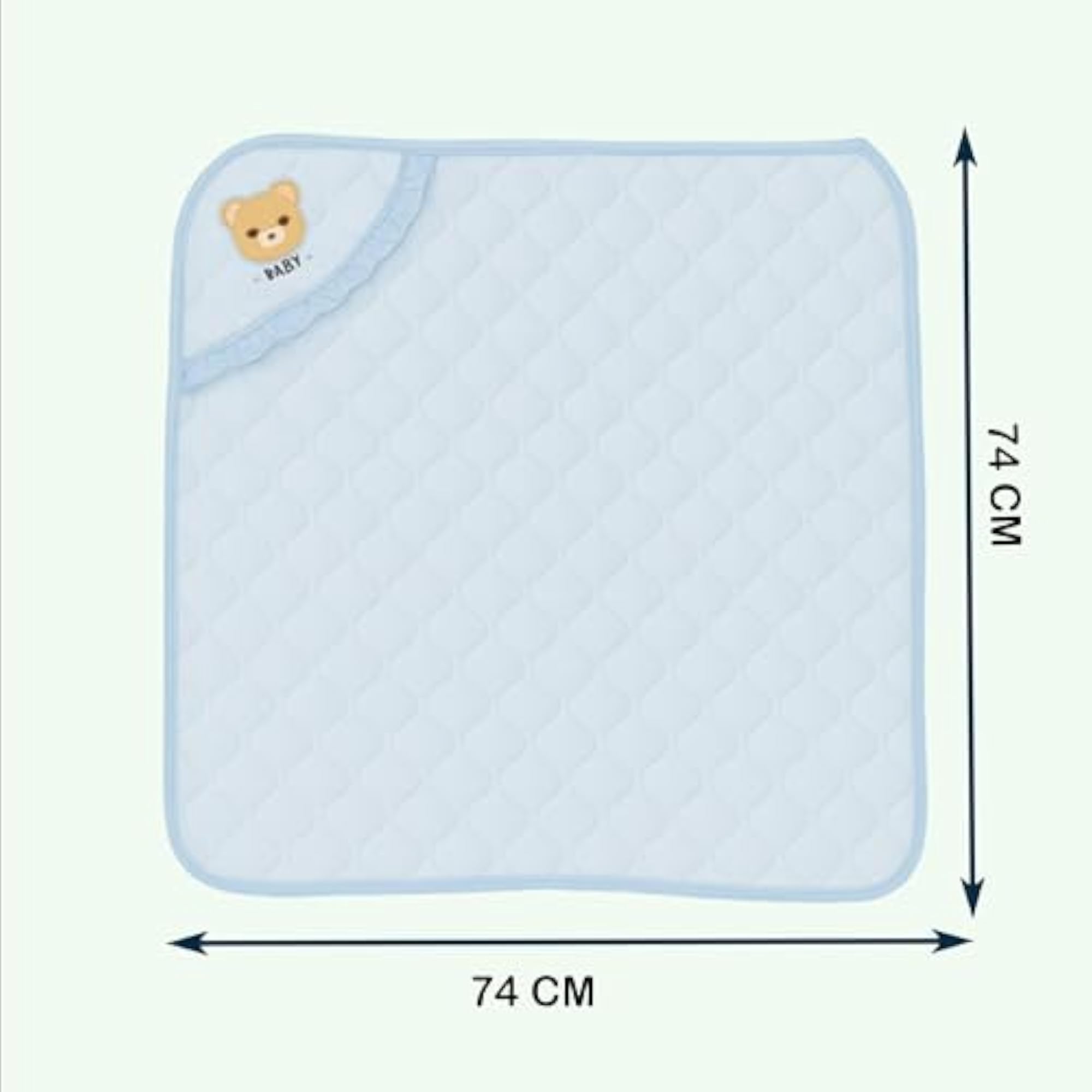 Hooded Quilted Wrapper for New Born Baby
