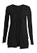 Crazy Girls Womens Boyfriend Pocket Cardigan Jersey Shrug (S/M-US6/8, Black)