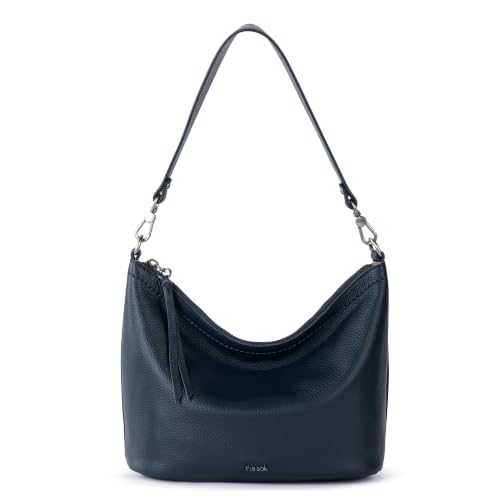 Image of The Sak Jasmine Small Hobo Bag - Leather Shoulder Purse with Zipper