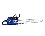 72cc Holzfforma Blue Thunder G388 Gasoline Chain Saw Power Head WT 3/8 .063 25” 84 DL Guide Bar...