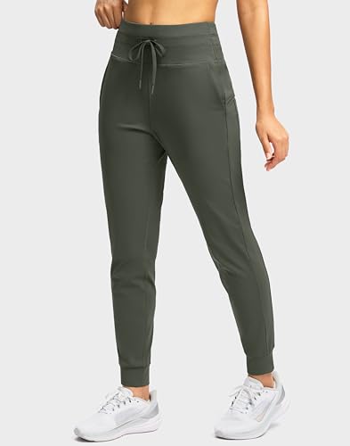 Image of Soothfeel Womens Joggers with Zipper Pockets High Waisted Sweatpants Athletic Leggings Pants for Workout Running Yoga