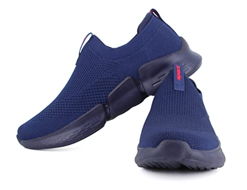 Image of SPARX Newly Arrival Men's Shoe for Running /Gymming /Office /Walking /Casual /Outdoor Footwear SM-708G N.Blue Red UK-08