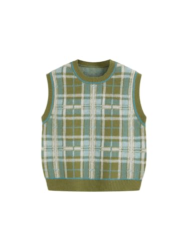 Image of CIDER Sweater Vest Women Sleeveless Cropped Sweaters Cute Graphic Tank Tops Old Money Clothes Fall Outfits